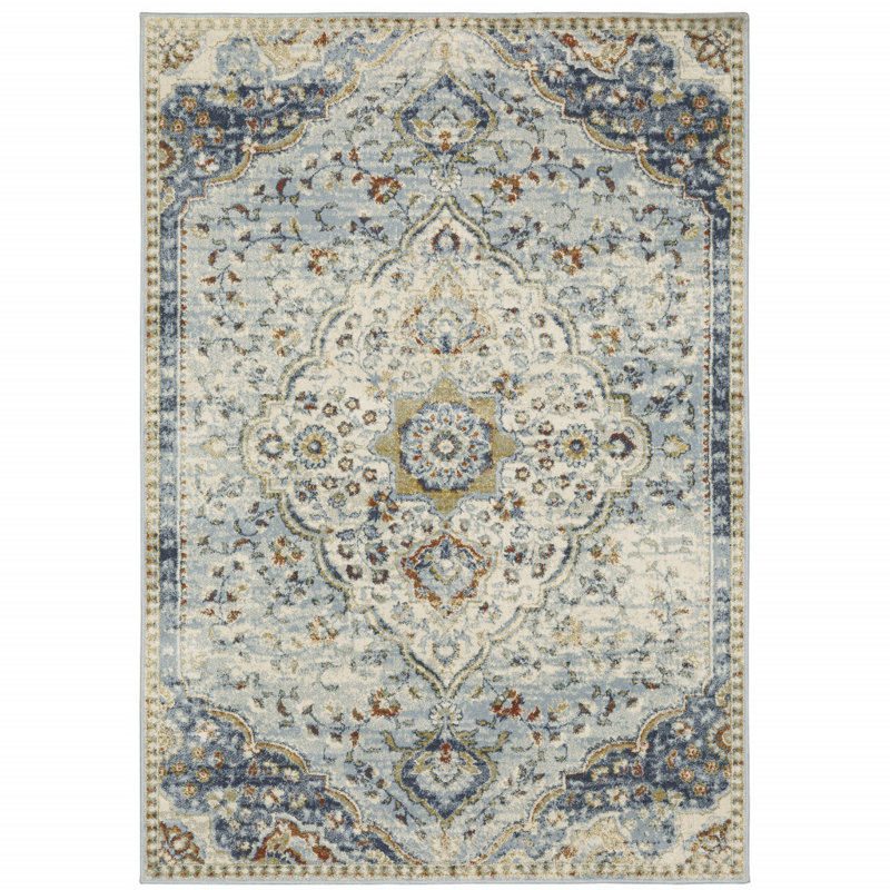 Howard Beach Oriental Indoor Rug, Rectangle 9'10" x 12'10"