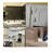 Cabinet Hinges Overlay Self Closing 20 Pieces-56129007