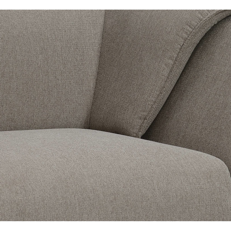 Chaise en lin Nayeli, Lin brun
