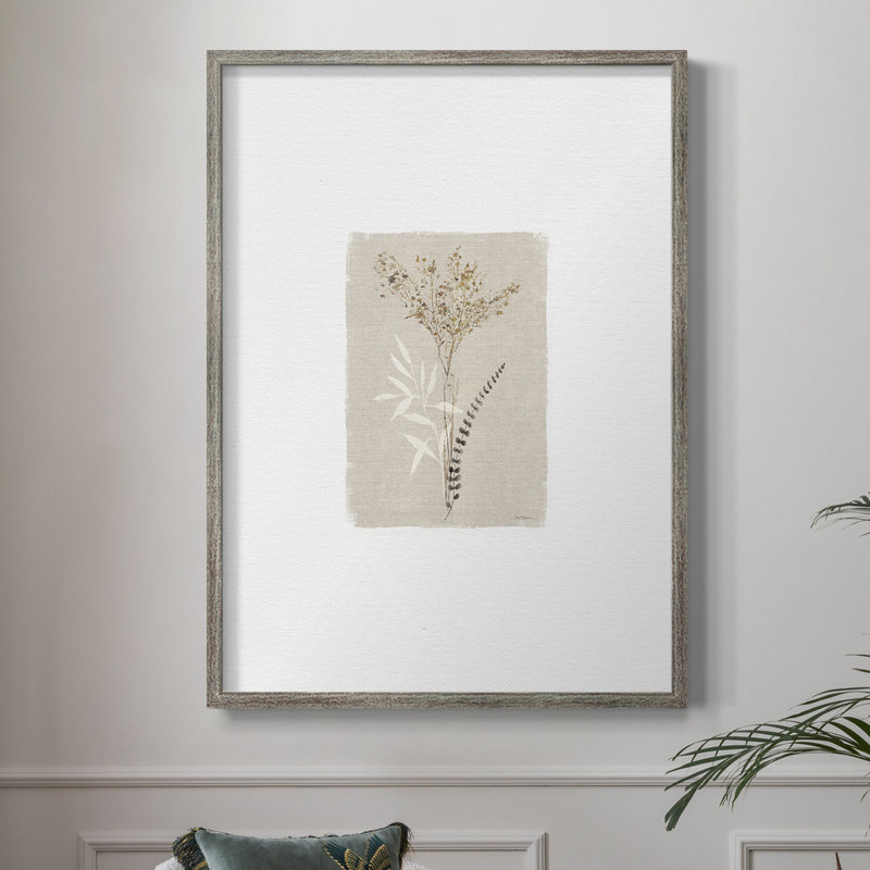 Dried Foliage I Framed Print - Solid Wood