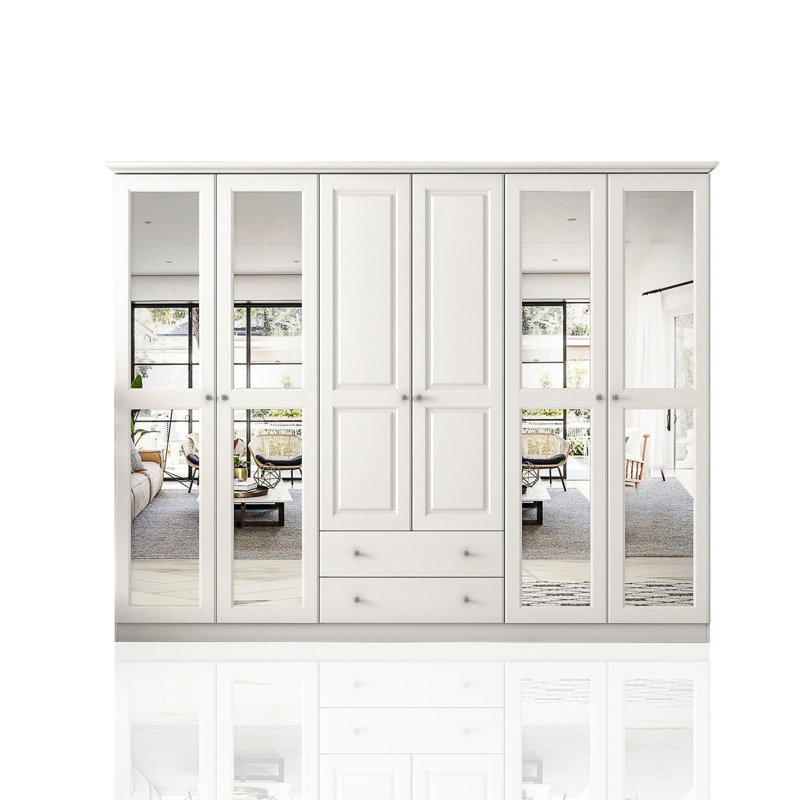 Floreat 6 Door Wardrobe