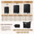 Hardside Luggage Set 5 Piece With Bags