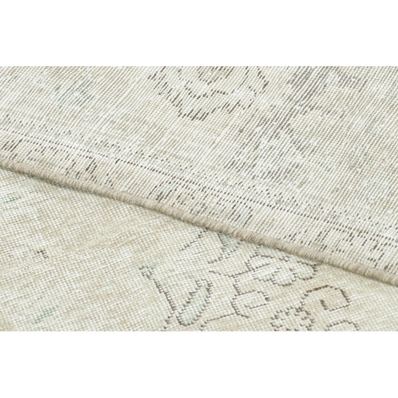 Distressed One-of-a-Kind 9'7X11'6 Hand Knotted Area Rug