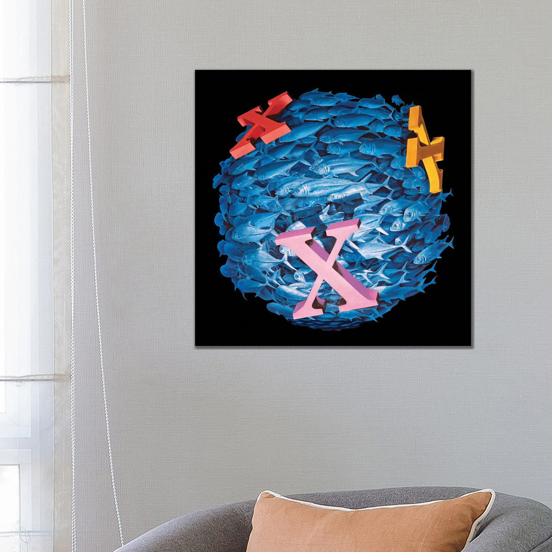 X Marks The Spot von James Ormiston - Galerie-verpackte Leinwand Giclée auf Leinwand