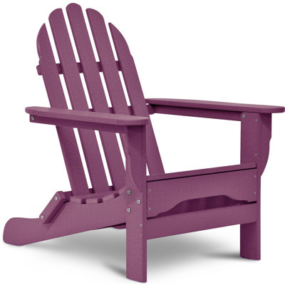Chaise Adirondack en plastique Leighton