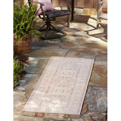 Outdoor Chand Area Rug Pink Color