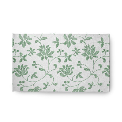 Chenille Floral Indoor Rug