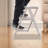 3-Step Ladder Portable Folding Step Stool Wooden Step Ladder Sturdy Wide Pedal