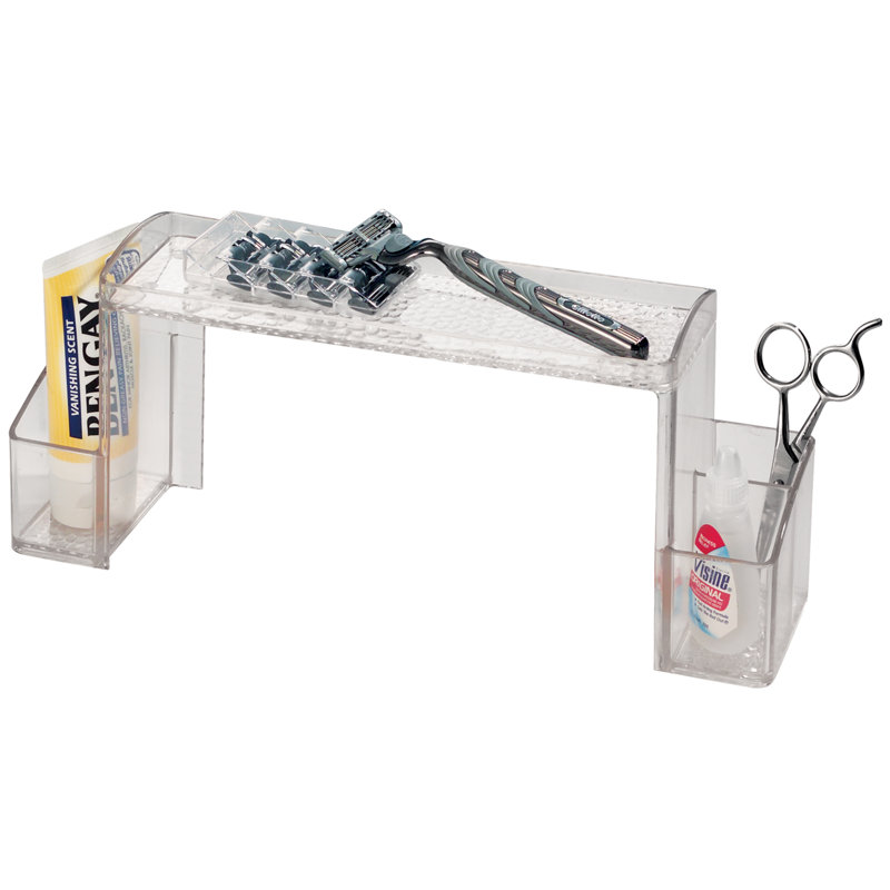 Plastic 3 Compartment Hair Tool Holder
