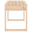 Lovington Solid Wood Pine Outdoor Bench-549426027