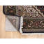 Tapis noué à la main en laine et soie de 175 KPSI Tebraz Mahi 4 pi x 6 pi 3 po noir riche 7BF4A349CC2042F3BF863C00C193C5A2