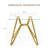 35.4-Inch Square Tempered Glass Dining Table