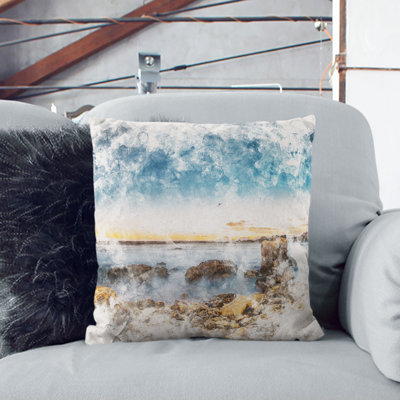 Ocean View Cushion with Filling