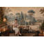 Papier peint classique avec motif de paysage mural et illustration murale amovible-129175229-129175231