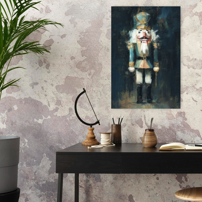 «The Wooden Guardian», art lunaire rétro, H 24 po x l 16 po