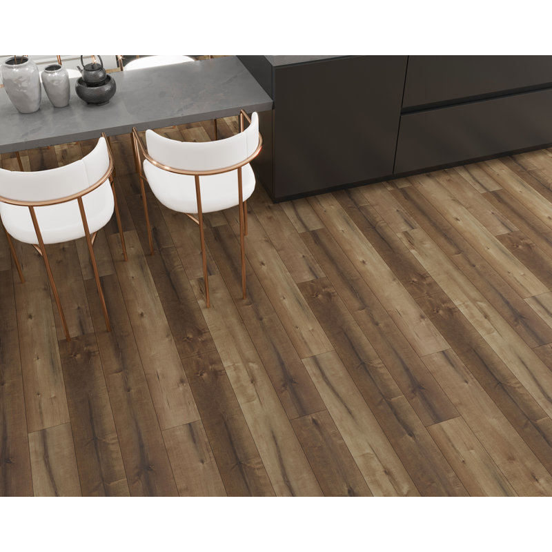 7" x 48" x 8.5 mm Maple Click Lock WPC Luxury Vinyl Plank, Spanish Taupe