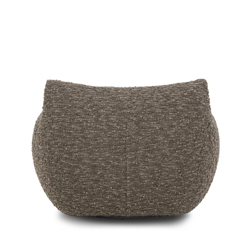 Margot Swivel Armchair, Solema Moss Boucle