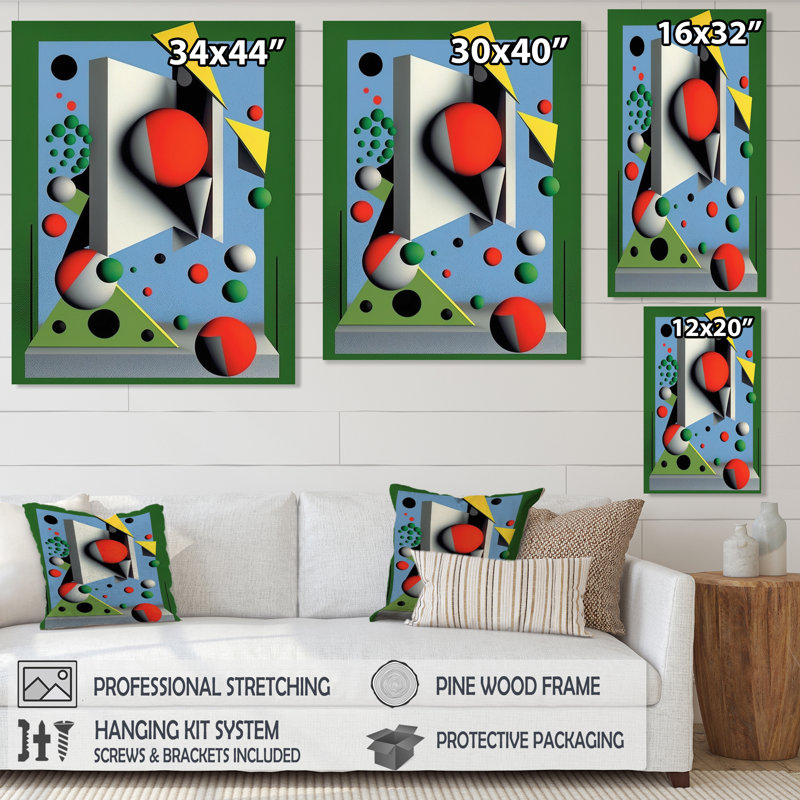 Reproduction sur toile tendue, "Playful Imaginaire", impression sur toile, H 20 po x l 12 po, Wrapped Canvas