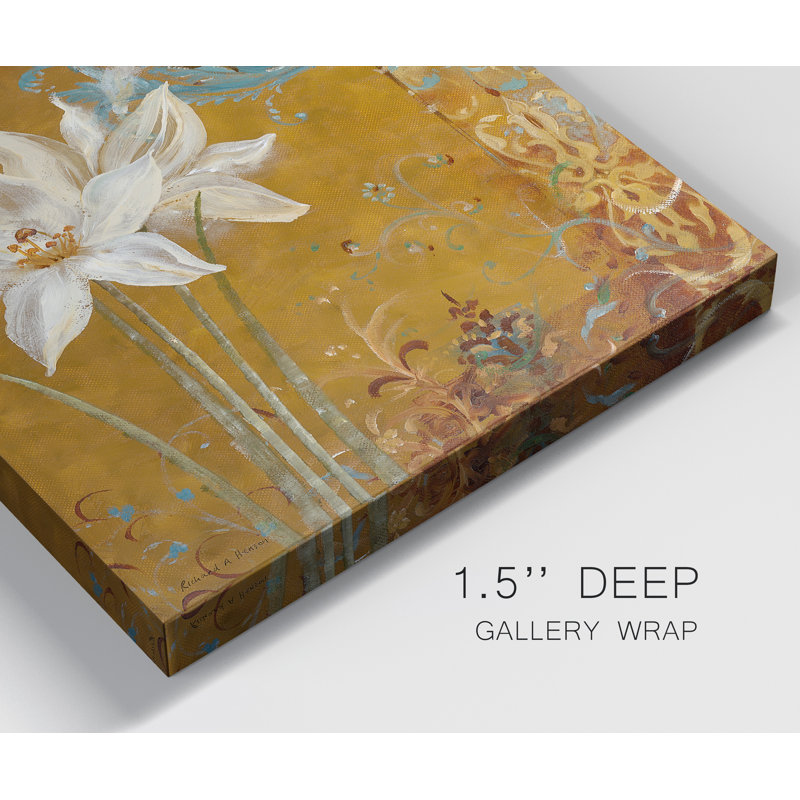 «Krishna's Garden III», reproduction d'art sur toile tendue, H 16 po x l 16 po x P 1 po