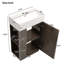 Meuble-lavabo 21,6 po avec lavabo en céramique-538130073