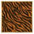 Toile avec cadre flottant or