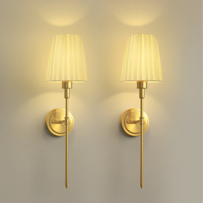 Alcester 25in Battery Operated RGB Remote Wall Sconce Traditional/Classical With Timing & Dimming