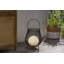 9.65 In H Metal Wire Lantern With Solar Ball And Handle