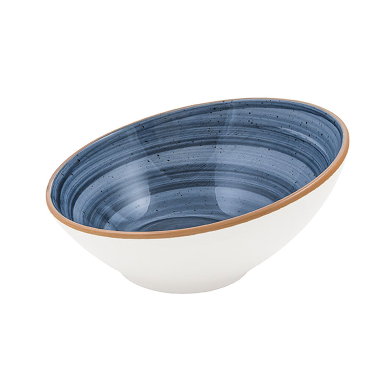 16 oz Bol incliné, Bleu
