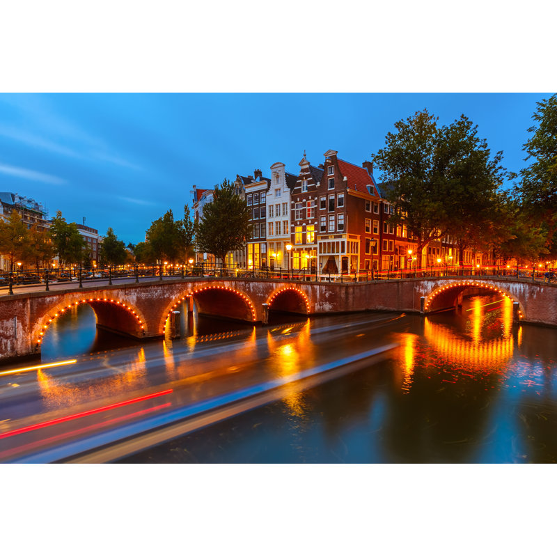 Canals - Wrapped Canvas Print, 51cm H x 76cm W x 3.8cm D