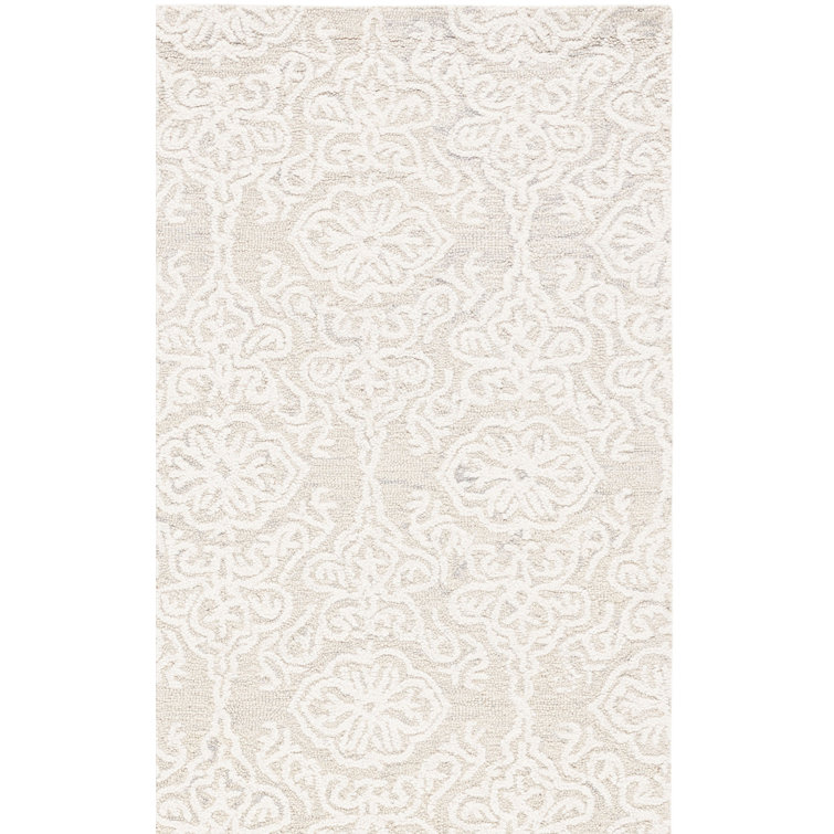 Davyan Hand Tufted Wool Damask Rug