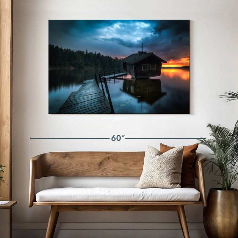 Lilie Drunken Sauna In Finland, 32'' H x 48'' W