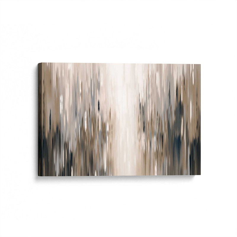 Impression sur toile mélodique en cascade, H 20 po x l 30 po x P 1,25 po, Toile tendue