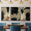 Baked Paintstrokes IV, reproduction encadrée sur toile 3 pièces-91887006-91887008