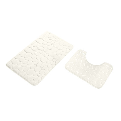  Tapis de salle de bain Ensemble de tapis de bain en mousse