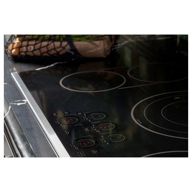 36.13" Electric Cooktop with 5 Elements, Stainless Steel