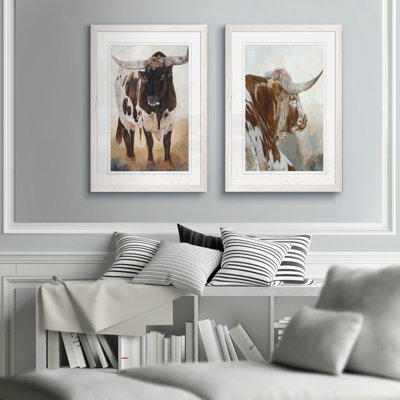 « pacifique-sensation facile » par antonyme bunjamin (abe)-ensemble de 2 reproductions d’art sur cadre photo