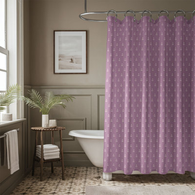 Graceful Violet - Premium Shower Curtain 0124