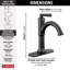 Robinet pour salle de bain à poignée simple SAYLOR ™-74993287