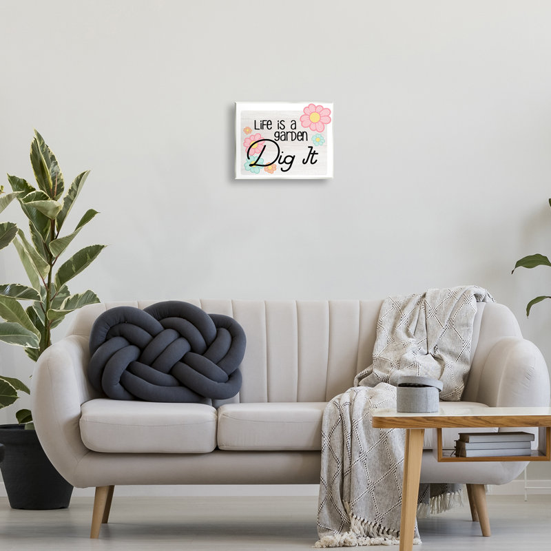 Art de plaque murale "Life's A Garden" par Ziwei Li