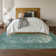 Premium Machine Washable Cerrito Teal Rug
