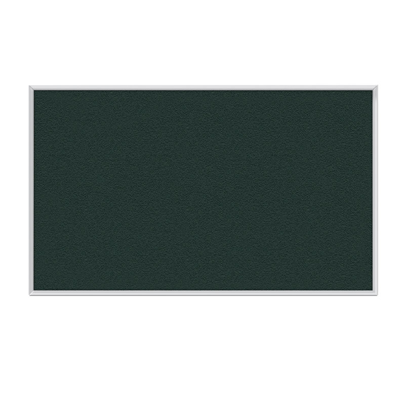 Babillard mural en vinyle Ghent, H 48,5 po x l 120,5 po x P 0,58 po, Ébène