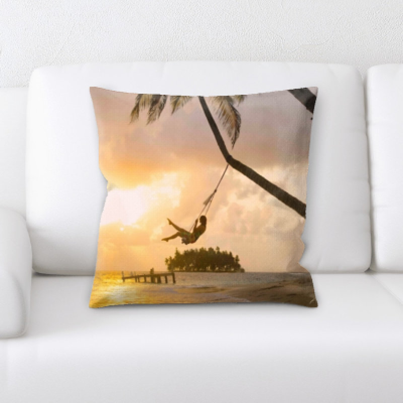 Microsuede Throw Pillow