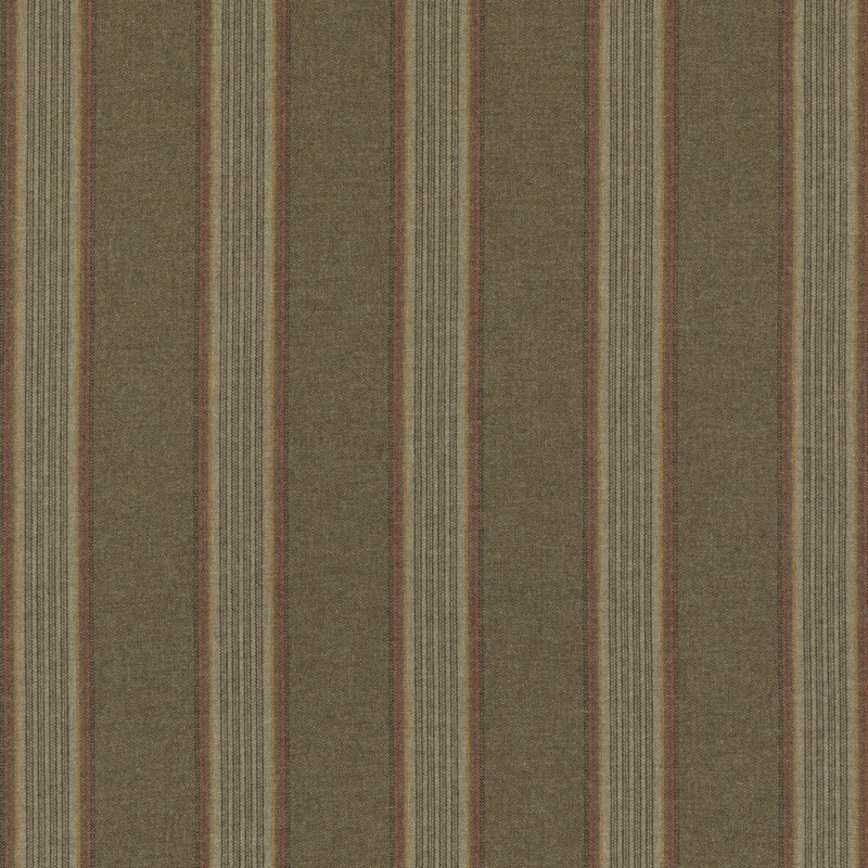 Mulberry Wools IV Moray Stripe Performance Fabric, Lovat