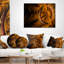 Bureau Golden Fractal - coussin imprimé abstrait-29288634-29288630