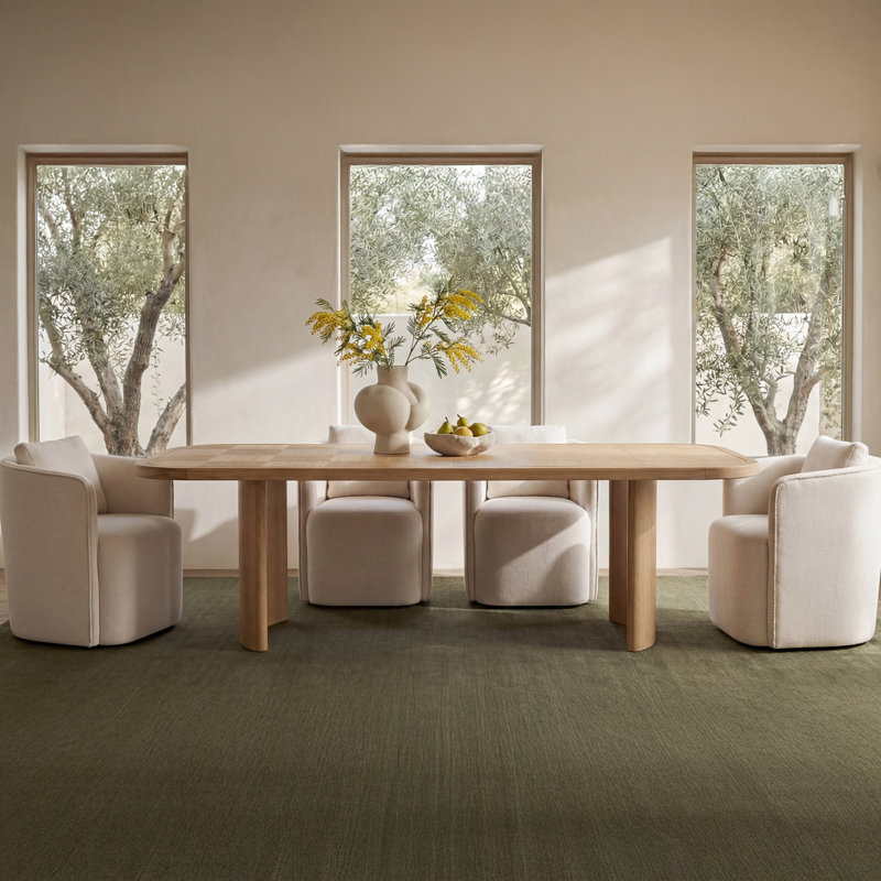 Cecil Dining Chair Tapestry, White