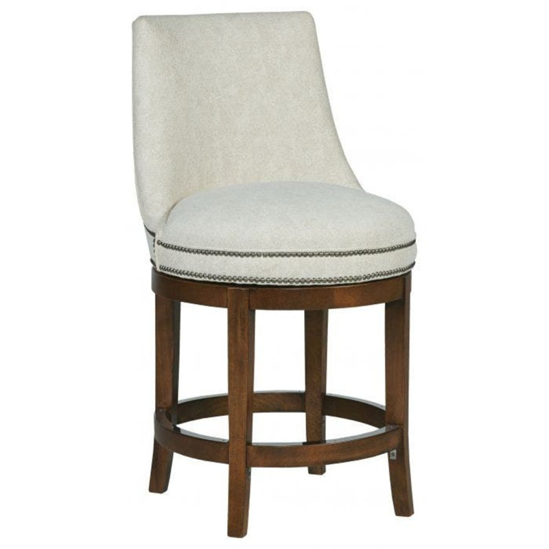 Tabouret de bar 30 po Vesper, Amande chamois, Noisette 9508
