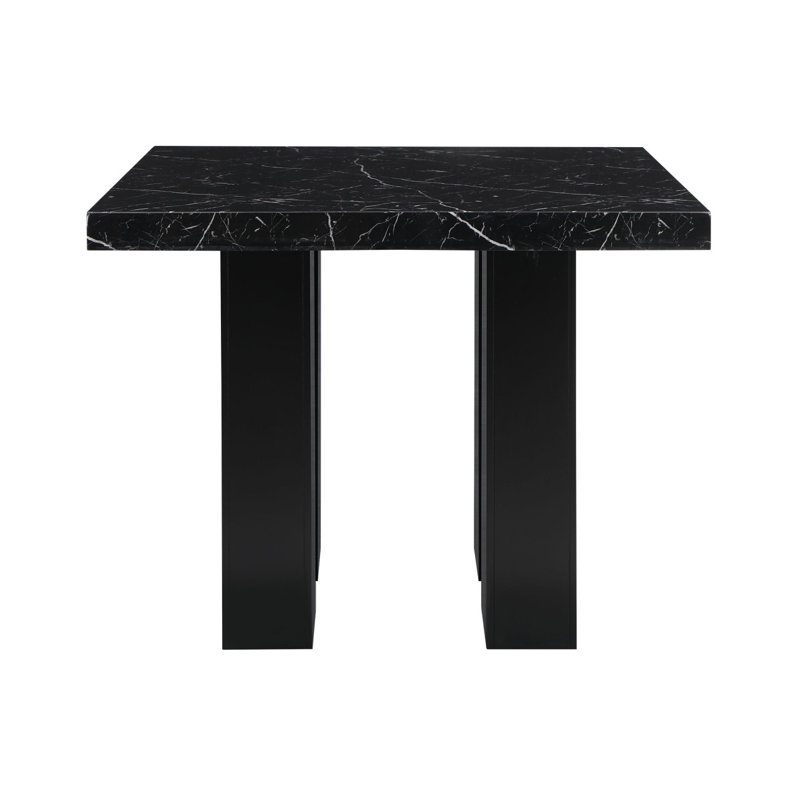 Table de bar noire MIKHA