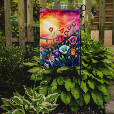 Drapeau de jardin double en polyester H 15,5 po x l 11,25 po