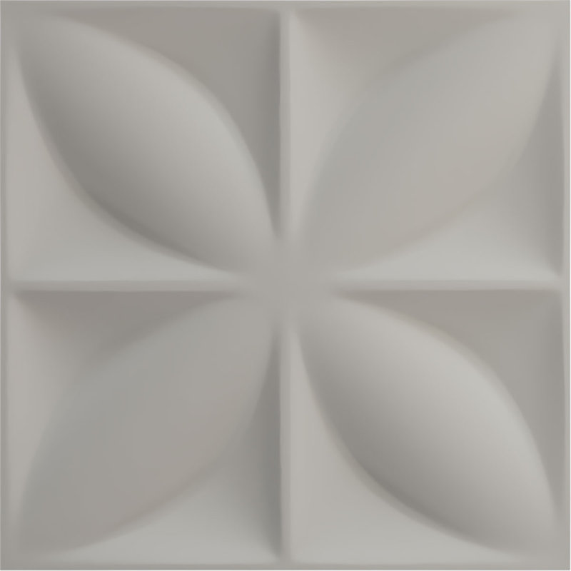 19 5/8"W x 19 5/8"H Alexa EnduraWall Decorative 3D Wall Panel, UltraCover (Covers 2.67 Sq. Ft.), Rustic Mist