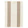 Sorrento 2x3 Handwoven Performance Stripe Ivory Fabric Rug